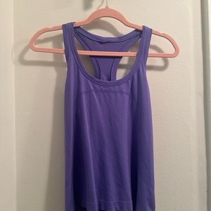 Lululemon Swiftly Racerback Tank size 10 Charged Indigo